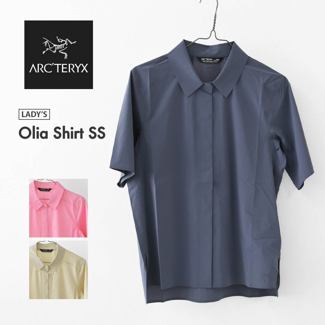 ARC\u0027TERYX [アークテリクス定め事代わりになる店] Olia Shirt SS W [X000010253] オリア プルオーバー 遊撃手衣袂 ウィメンズ・半袖プルオーバー・軽さトップス・紫外線打つ手・アウトドア・ハイキング・ミニマルデザイン・タウンユース・LADY\u0027S [2026SS]