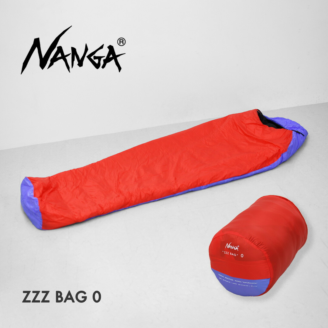 【SALE 20%OFF】NANGA [ナンガ] ZZZ BAG 0 [N2600-2C093E] ZZZ バッグ ゼロ・寝袋・ナイロンタフタ・キャンプ・アウトドア・保温力・収納袋・ミニマル・MEN'S / LADY'S [2026SS]｜refalt