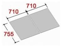 楽天市場】【YFK-1476C(3)】LIXIL INAX 風呂フタ 組フタ 3枚組 奥行