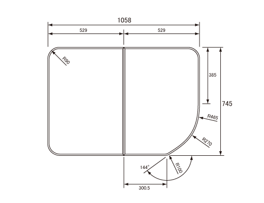 GKU73KF8KKS Panasonic パナソニック 1100FRP薄型断熱風呂フタ 組フタ (GKU73KF8KK GKU73KF9KK の代替品)