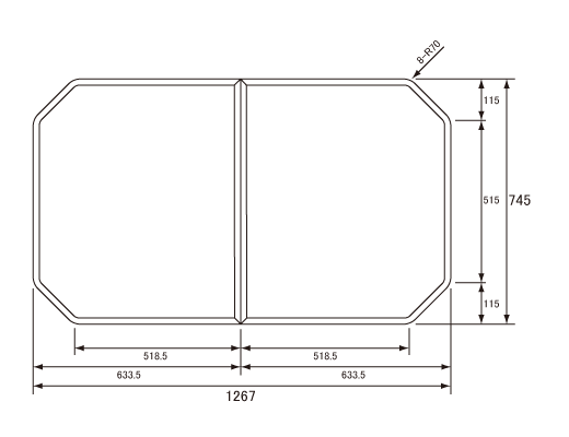 楽天市場】パナソニック Panasonic 風呂ふた GVR1174UD (RSJ78HN1Y