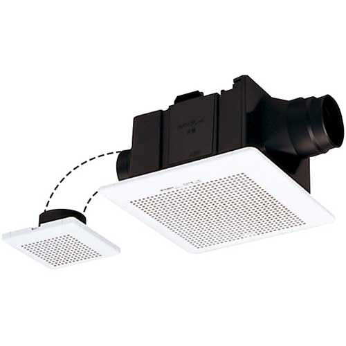 楽天市場】三菱 ダクト用換気扇 天井埋込形 サニタリー用 2部屋換気用