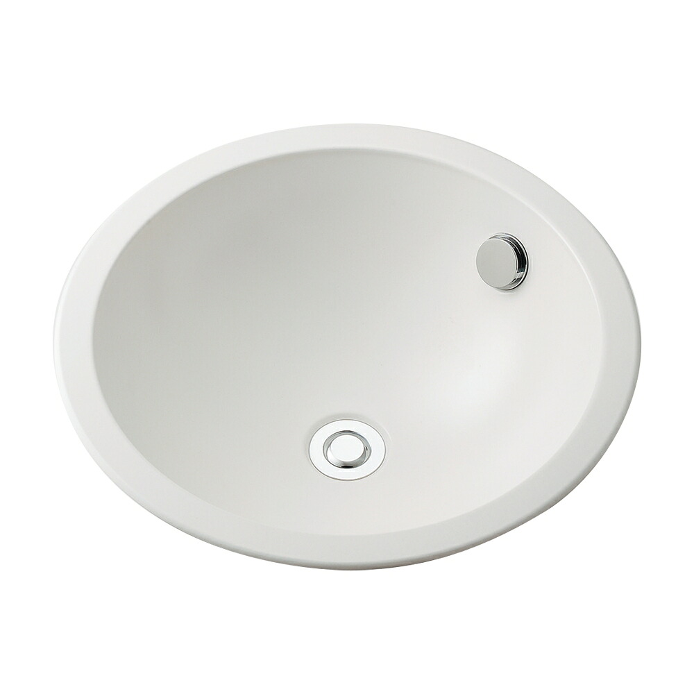【493-128-W】カクダイ ホーロー洗面器 マットホワイト KAKUDAI 代替品： 493-341-MW でお届け