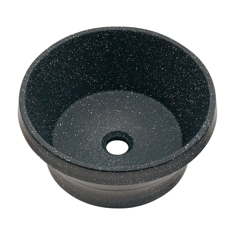 【493-146-D】カクダイ 丸型手洗器 月影石 KAKUDAI (代替品 493-255-MD でお届け)