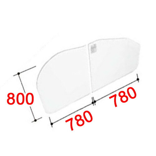 【YFK-1676B(1)L】LIXIL INAX 風呂フタ 組フタ 2枚組 Lタイプ 奥行800mm 横幅780mm｜リホームストア店