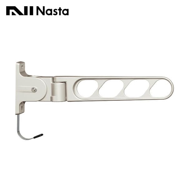 【KS-DA452ABN-ST】Nasta キョーワナスタ 室外物干 折りたたみ納める印字機 L\u003d450粍 ステンカラー 2本入り口・入口