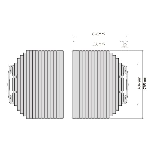 【SCA7J91】ノーリツ ふろ上蓋 (FC1280J-GY) シャッター式2枚 二階建てバスお座敷 風呂フタ NORITZ