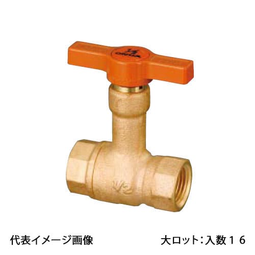 【B3-T25】オンダ製作所 ボールバルブ B3型 Rcねじ&times;Rcねじ 呼び径1 Tハンドル 大ロット 入数:16｜リホームストア店