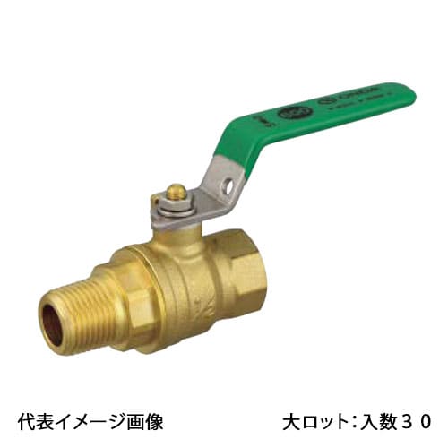 【FF3-20】オンダ製作所 ボールバルブ FF3型 フルボール Rねじ×Rcねじ 呼び径3/4 大ロット 入数:30
