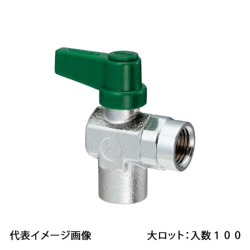 【ML1-08】オンダ製作所 ボールバルブ フリーボール ML1型 Rcねじ×Rcねじ 呼び径1/4 大ロット 入数:100