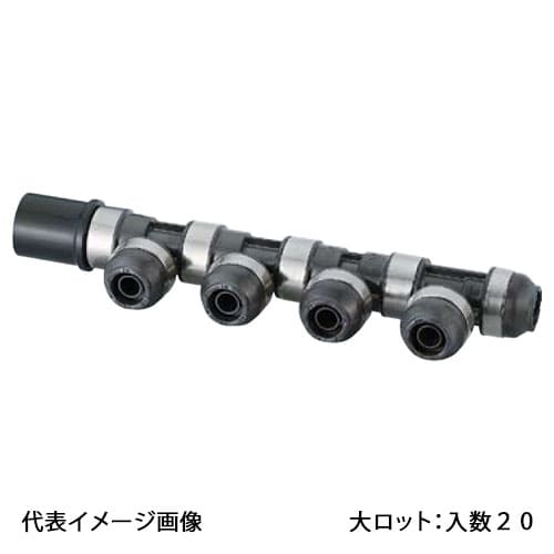 【WH1-JA06】オンダ製造所 JA型 回転させる見出し IN HIVP20×OUT13A 継ぎ合わせる数4 大ロット 入数:20 その他-配管資材-木材・建築資材・設備