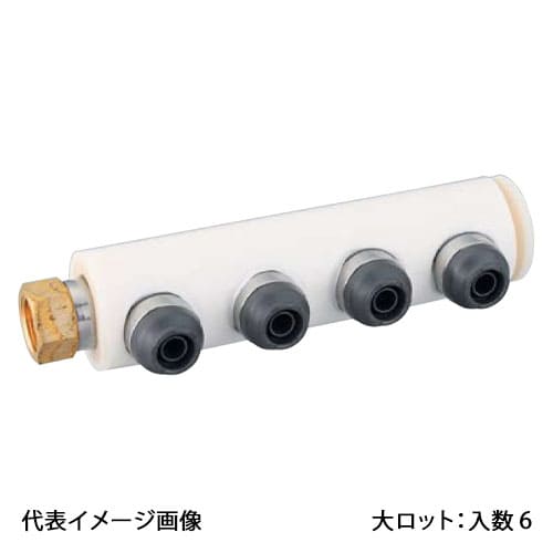 【WHSB1-5E06】オンダ製造所 WHS1-5E型 回転させるヘッダーセット IN Rc3/4×OUT13A 10粍保温材 押し並べて型 繋ぎ合わせる数5 大ロット 入数:6