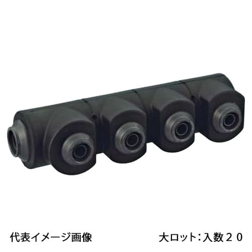 【WHSU1C-BE03】オンダ製作所 WHSU1-BE型 回転ヘッダー･ウレタン保温材付 IN16A×OUT13A PB用 連結数2 大ロット 入数:20
