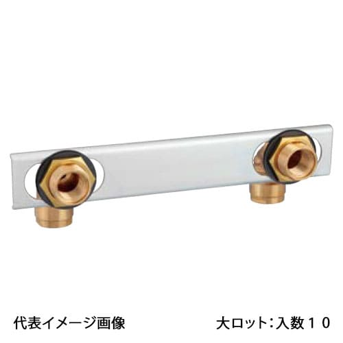 【WL11-1313C-S-2P】オンダ製作所 ダブルロックジョイント WL11型 UB壁貫通継手 ダブル 青銅 Rp1/2×13A 大ロット 入数:10