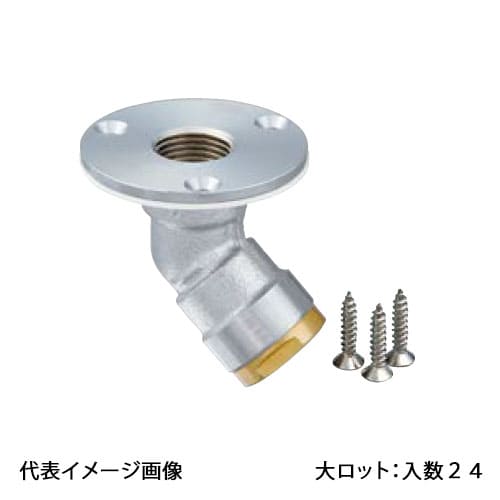 【WL13C-1316C-S】オンダ製造所 ダブル鍵を掛ける合わせ目 WL13型 床立上がりアダプタ 青銅 PB用 φ58 Rc1/2×16A 大ロット 入数:24