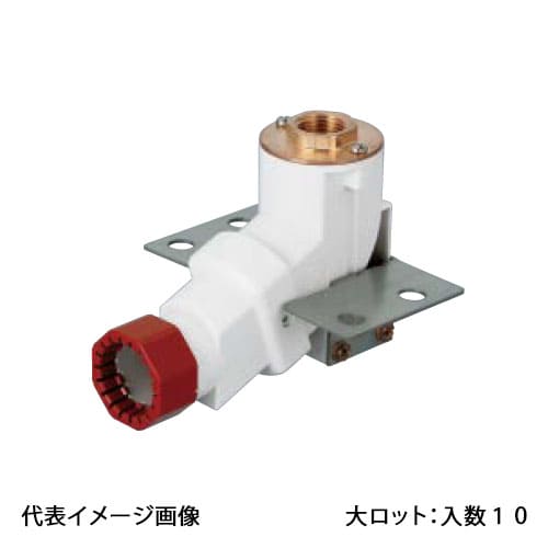 【WS4F4-1022】オンダ製作所 T-4 F4タイプ タテ型水栓ジョイント Rc1/2ねじ 青銅継手 10A×22 大ロット 入数:10