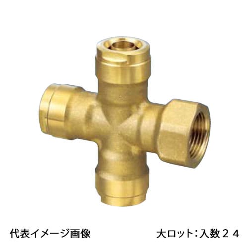 【WX2-2013-S】オンダ製作所 ダブルロックジョイント WX2型 クロステーパめねじ Rc3/4×13A 大ロット 入数:24