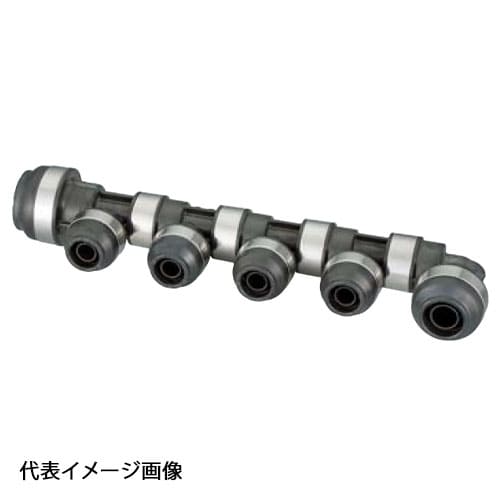 【WH1A-CF09】オンダ製作所 CF型 回転ヘッダー IN20A×OUT16A･13A PEX用 連結数8 バラ売
