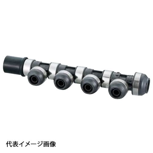 【WH1A-JB10】オンダ製作所 JB型 回転ヘッダー IN HIVP20×OUT16A･13A PEX用 連結数8 バラ売