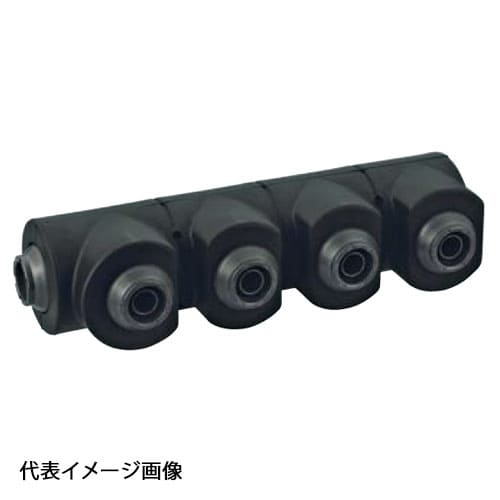 【WHSU1-AE04】オンダ製作所 WHSU1-AE型 回転ヘッダー･ウレタン保温材付 IN13A×OUT13A 連結数3 バラ売