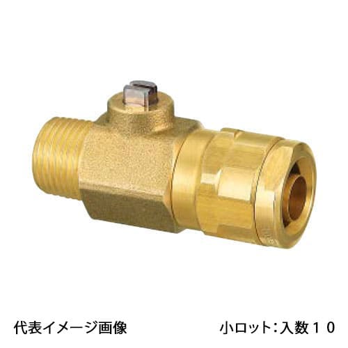 【WB3-1310-S】オンダ製造所 ダブル鍵を掛ける弁膜 WB3型 テーパおねじ １番ウッド式 R1/2×10A 小ロット 入数:10