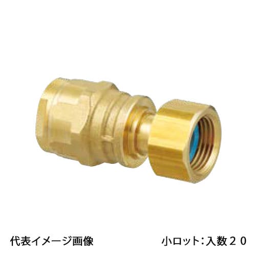 【WJ18-13T10-S】オンダ製作所 ダブルロックジョイント 特厚カポリパイプW専用継手 ナット付アダプター 小ロット 入数:20|リホームストア店