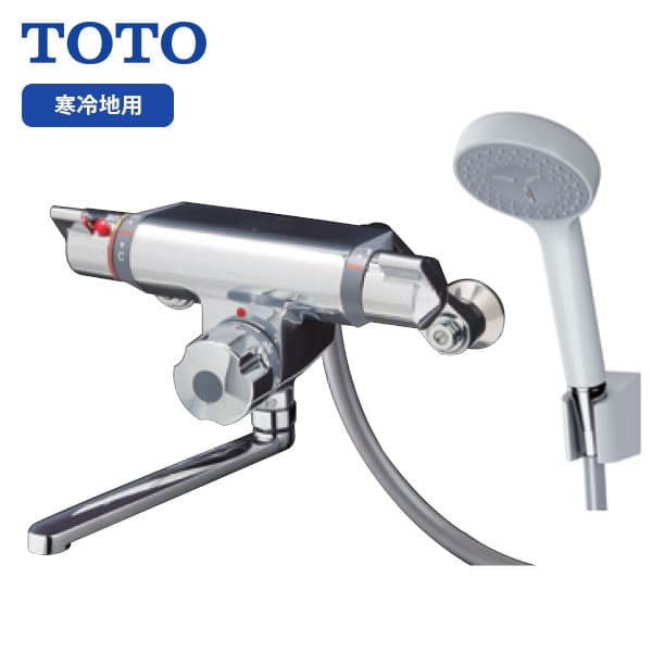 【TMF47Y1Z】TOTO 壁付サーモスタット混合水栓 定量止水タイプ 寒冷地用 コンフォートウエーブ 旧品番TMF47E1RZ｜リホームストア店