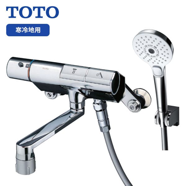【TMN40TY4Z】TOTO 壁付サーモスタット混合水栓 タッチスイッチタイプ スパウト170mm 寒冷地用 コンフォートウエーブ 3モード めっき 旧品番TMN40TJZ|リホームストア店