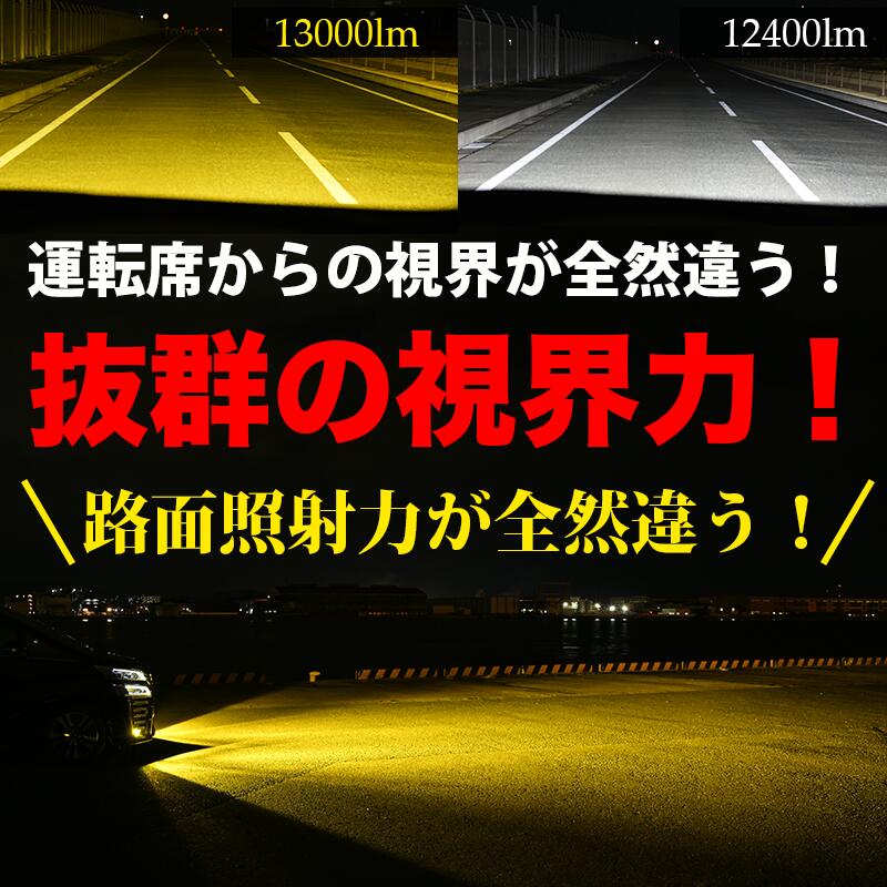 LED フォグランプ イエロー 13000lm ホワイト 12400Lm 実測値 VELENO MORTALE ヴェレーノ モルターレ 爆光  ヘッドライト ハイビーム H8 H11 H16 HB3 HB4 PSX24W PSX26W イエローフォグ LEDフォグランプ 1年保証 3000K  車検対応 黄色 【宅配便配送商品】