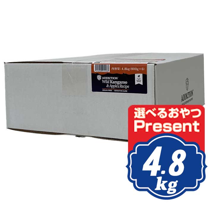 【最大限度10％OFFクーポン券別れ別れ中】 アディクション ワイルドカンガルー＆アップル グレインフリードッグフード 4.8kg 【定まり品】【ご申しつける後のとり止める・返品・取り替えっこ不可】