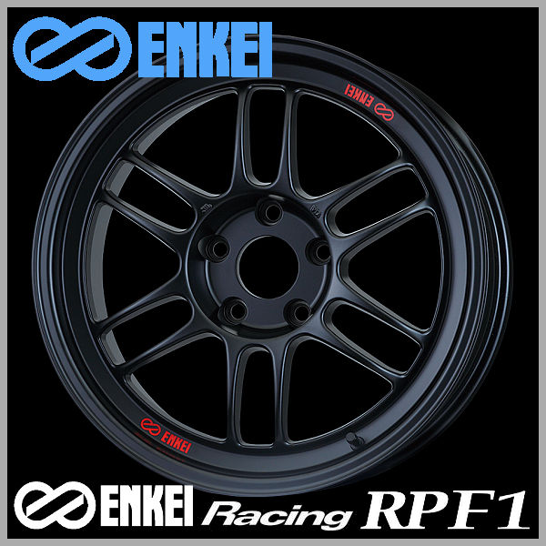 エンケイ 等にenkei 等にenkei 18インチ Rpf1 車用品 レヴォーグ マットブラック18inch 7 5j サマータイヤ ホイールセット 送料無料 レーシング 安心のピレリタイヤ 48 ホイール タイヤ４本set 225 45r18 ホイール4本セット カーショップｒｅｎ ｓ