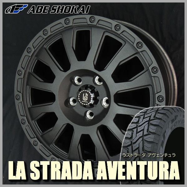 送料無料 デリカD5 エクリプスクロス リンクルブラック TOYO オープンカントリーＲ／Ｔ 225/60R17 タイヤホイール４本セット