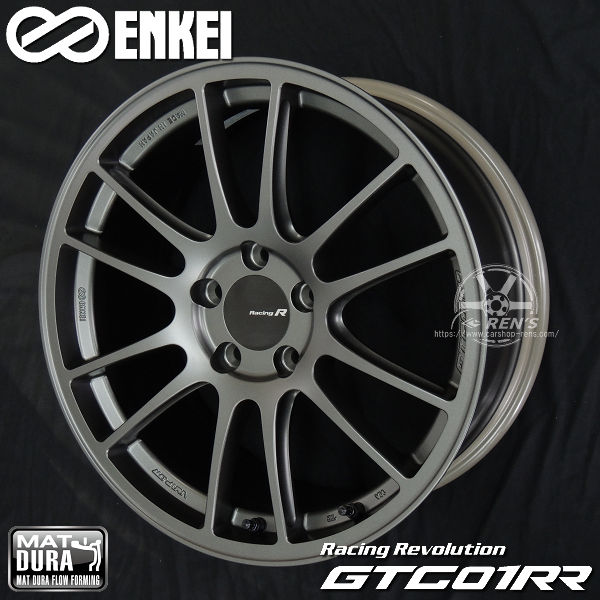 送料無料 GR86 86 BRZ ENKEI エンケイ Racing Revolution GTC01RR マットダークガンメタリック 8.5J +42 PCD100-5 225/40R18　 ファルケン タイヤ ホイール 4本セット