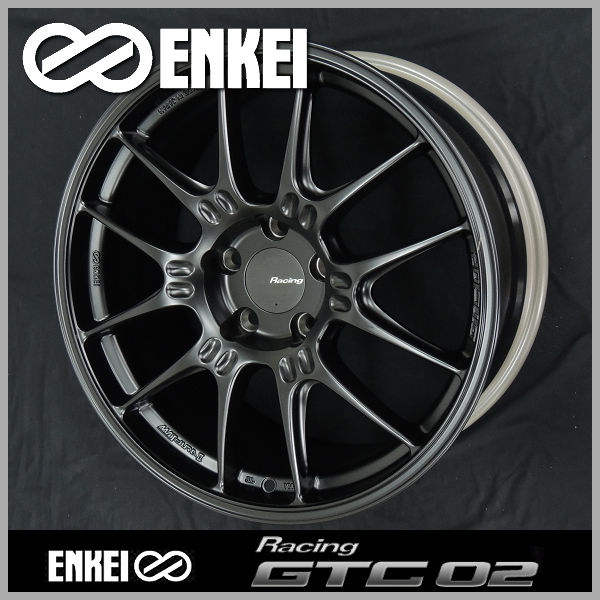 送料無料 FL1 FK7 シビック 等に！ ENKEI エンケイ レーシング　GTC02 マットブラック 235/35R19 安心のピレリタイヤ