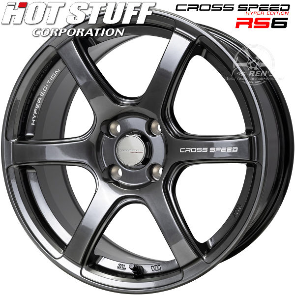 送料無料タント スペーシア N-BOX ムーヴ DAYS などにクロススピード RS6ダイヤモンドブラック165/45R16タイヤホイールセット|カーショップREN’S