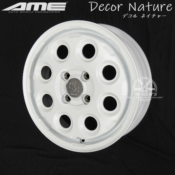 送料無料 N-VAN アトレー クリッパー エブリィなどに ■デコル ネイチャー ■マットホワイト ■165/50R15 ■ヨコハマタイヤ 55,080円