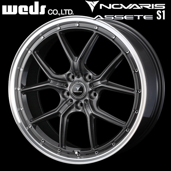 s様送料込み WEDS ウェッズ NOVARIS 215/45R18 WEDS 当社指定輸入タイヤ 215/45R18 & NOVARIS ASSETE M1 18