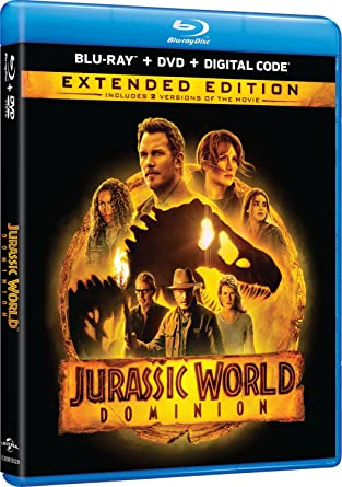 新品北米版Blu-ray！【ジュラシック・ワールド／新たなる支配者】Jurassic World Dominion: Extended Edition [Blu-ray/DVD]！＜エクステンデッド・エディション＆劇場ヴァージョン収録＞