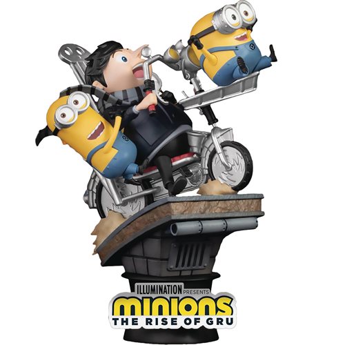 Beast Kingdom - Minions 2 DS-111 Rocket Bike D-Stage Series 6'' Statue（約15cm）＜ミニオンズ＞ ビースト・キングダム画像