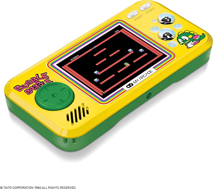 ＜My Arcade バブルボブル＞My Arcade DGUNL-3248 Bubble Bobble Pocket Player Portable Handheld Game System