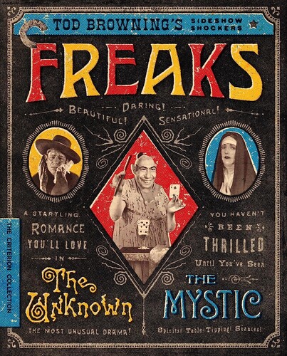 新品北米版Blu-ray！＜『フリークス』『知られぬ人』『からくり四人組』＞Tod Browning's Sideshow Shockers: Freaks / The Unknown / The Mystic (Criterion Collection) [Blu-ray]！｜RGB DVD STORE／SPORTS＆CULTURE