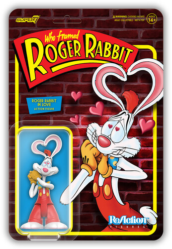 ■Super7 - Who Framed Roger Rabbit - ReAction Wave 2 - Roger Rabbit In Love＜ロジャー・ラビット＞ スーパー7 リアクション フィギュア画像