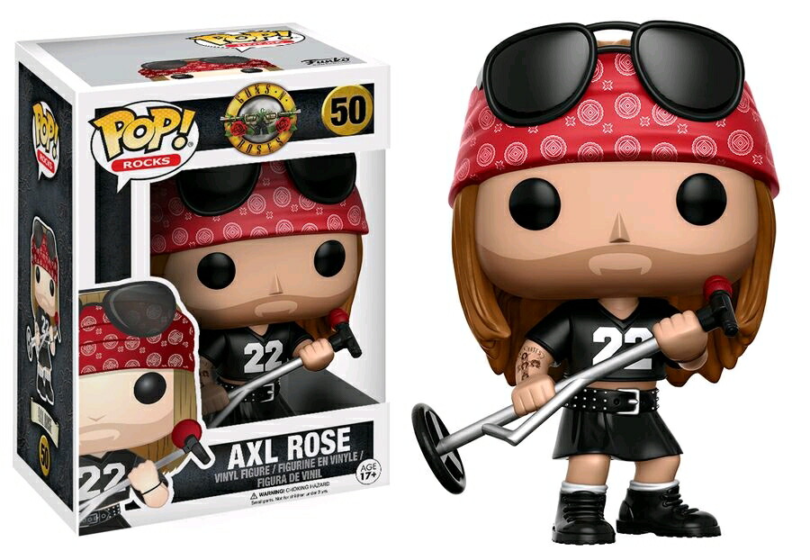 ファンコ　ゴールド　5(約12cm)　ガンズ・アンド・ローゼズ　アクセル・ローズ アクセル ローズ フィギュア Axl Rose Vinyl Gold ガンズ アンド