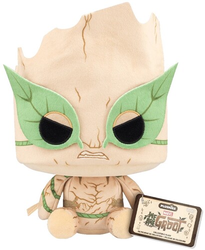 [ファンコ] FUNKO POP! Plush Marvel: We Are Groot - Groot as Wolverine！7''（約17cm）ぬいぐるみ画像