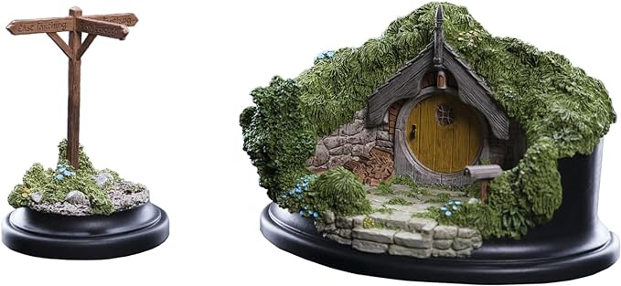 ■WETA Workshop Polystone - 5 Hill Lane Hobbit Hole ＜ホビット/ロード・オブ・ザ・リング＞ 9.2cm x 7cm x 4.8cm(WxHxD)画像