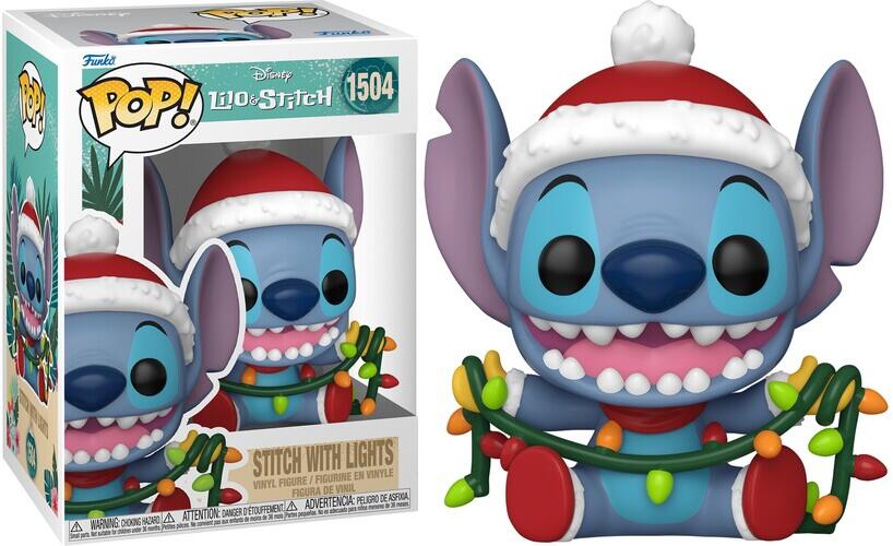 [ファンコ] FUNKO POP! Disney: Stitch Holiday - Stitch with Lights＜リロ・アンド・スティッチ＞画像