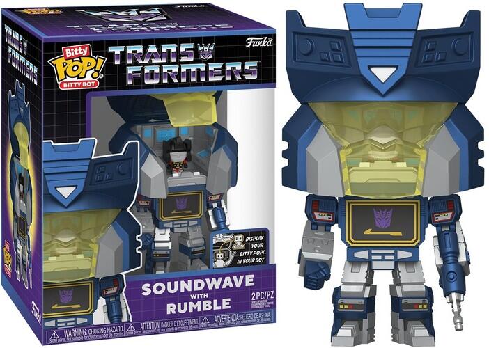 【楽天市場】[ファンコ] FUNKO Bitty POP! Bots: Transformers - Soundwave with ...