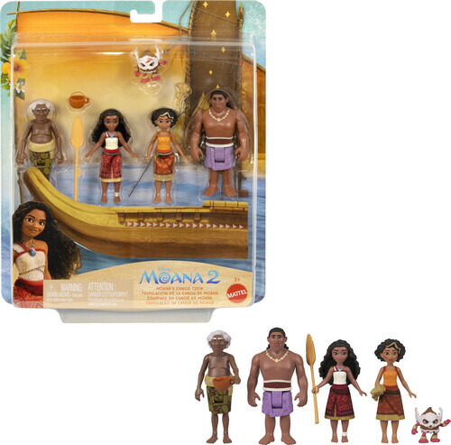 Mattel - Disney Moana 2 Moana's Canoe Crew Multipack＜モアナと伝説の海＞画像