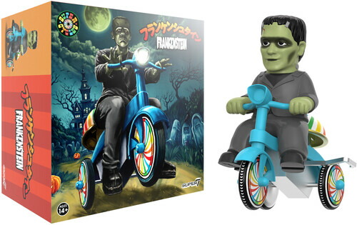 Super7 - Universal Monsters - Super Cycles - Frankenstein (Black with Blue Trike)＜フランケンシュタイン＞