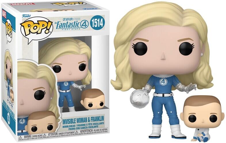 ■予約■[ファンコ] Funko POP! & Buddy: Fantastic Four: First Steps - Invisible Woman & Franklin ＜ファンタスティック4：ファースト・ステップ＞画像